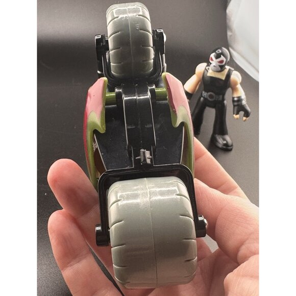 Fisher-Price Imaginext DC Super Friends Batman Robin’s Motorcycle Bane Figure - Picture 11 of 12